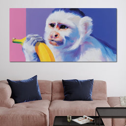 Monkey Dreams of Banana - NicheCanvas