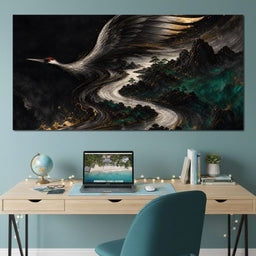 Ascending Over Jade Peaks - NicheCanvas