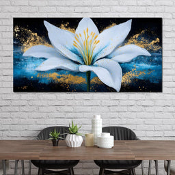 Golden Blossom Splendor - NicheCanvas