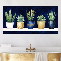 Pots of Verdant Harmony - NicheCanvas