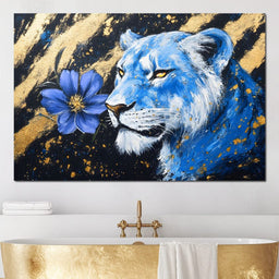 Wild Lioness - Alicia Smith - NicheCanvas