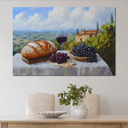 Tuscan Vineyard Bounty - NicheCanvas