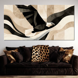 Ascent of the Solitary Plains Hunter - NicheCanvas