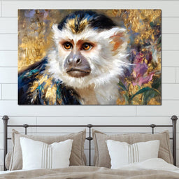 Golden Gilded Monkey Muse - NicheCanvas