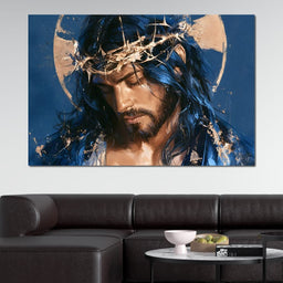 Sacred Grace Under The Golden Crown - NicheCanvas
