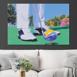 Golfing Daydreams in Bloom - NicheCanvas