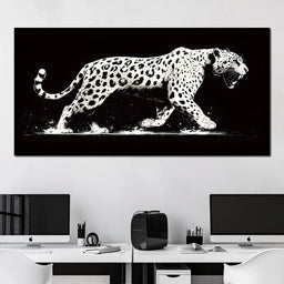 Leopard Stride of Wilderness - NicheCanvas