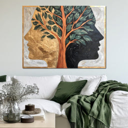 Dual Reflections of Nature - NicheCanvas