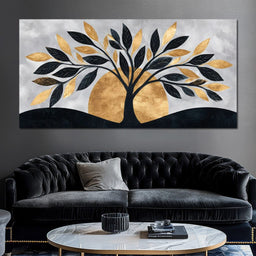 Golden Dawn Tree Reverie - NicheCanvas