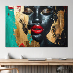 Golden Silence Shattered - NicheCanvas