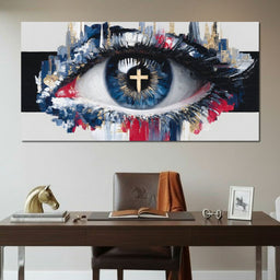 Vision of the Golden Cross - NicheCanvas