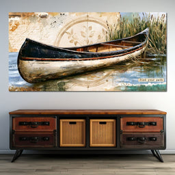 Solitude Upon The Quiet Shore - NicheCanvas