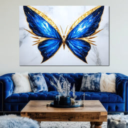Radiant Butterfly Flight Fantasy - NicheCanvas