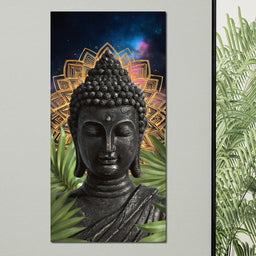 Tranquil Buddha Nightfall - NicheCanvas