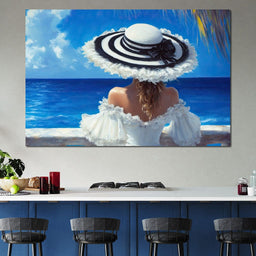 Seaside Reflections Majestic Day - NicheCanvas