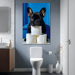 French Bulldog Roll Guardian - NicheCanvas