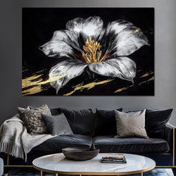 Golden Bloom Harmony Bliss - NicheCanvas