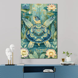 Sacred Traveler Of The Golden Waters - NicheCanvas
