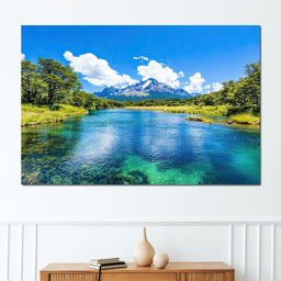 Mountain Reflections Tranquility - NicheCanvas