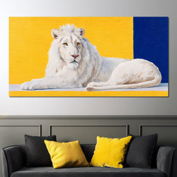 Majestic Sentinel Lion - NicheCanvas