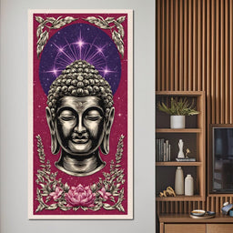 Celestial Lotus Buddha Calm - NicheCanvas