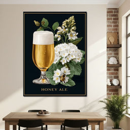 Golden Honey Ale Botanical Noir - NicheCanvas