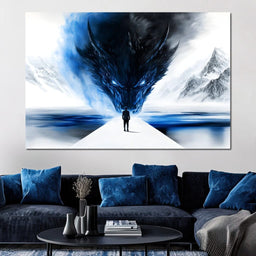 Dragon of Frigid Mountains - NicheCanvas