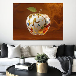 The Kintsugi Apple - TooplesArt - NicheCanvas