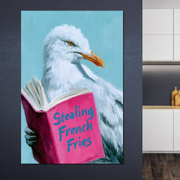 A Gull Studies The Culinary Arts - NicheCanvas
