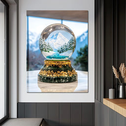 Winter Wonderland Globe Enchantment - NicheCanvas