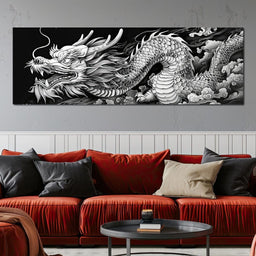 Eternal Dragon's Flight - NicheCanvas