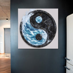 Harmony of Water and Stone - NicheCanvas