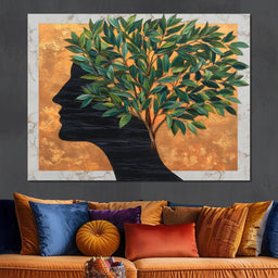 Golden Reflections of Nature - NicheCanvas