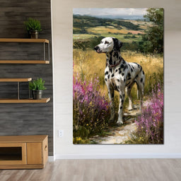 Dalmatian Meadow Pathway - NicheCanvas
