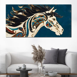 Galloping Tapestry Elegance - Alicia Smith - NicheCanvas