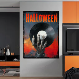Halloween Monster Vinyl Vibes - NicheCanvas