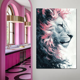 Majestic Pink Mane Monarch - NicheCanvas