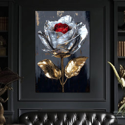 Gilded Petal Enchantment - NicheCanvas