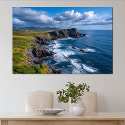 Atlantic Cliffs Wild Coastline - NicheCanvas