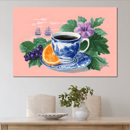 Fresh Morning Brew & Fruits - NicheCanvas