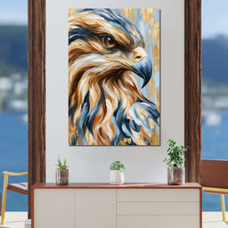 Golden Vigil Of The High Predator - NicheCanvas