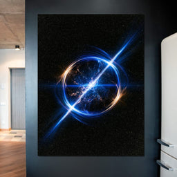 Echoes of a Distant Celestial Collision - NicheCanvas