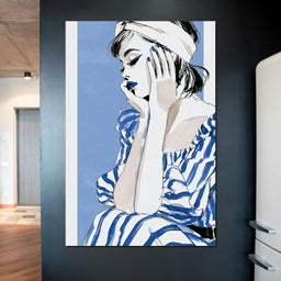 Clear Blue Sky Vacation Reverie - NicheCanvas