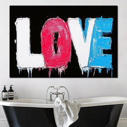 Colorful Expression of Love - NicheCanvas
