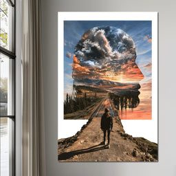 Where The Mind Travels Toward Home - NicheCanvas