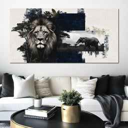 Wild Majesty Safari Dreamscape - NicheCanvas