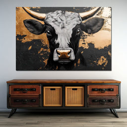 Golden Majesty of the Plains - NicheCanvas