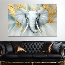 Majestic Elephant Radiance - NicheCanvas