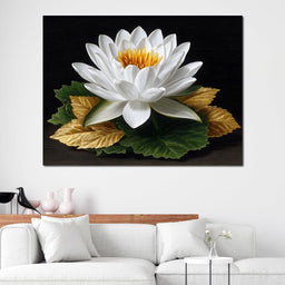 Radiant Lotus Elegance - NicheCanvas