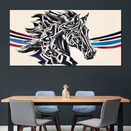 Gallop of Strokes - Alicia Smith - NicheCanvas